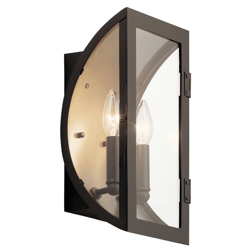 Kichler 49286OZ Narelle Two Light Outdoor Wall Mount, Olde Bronze (Discontinued)
