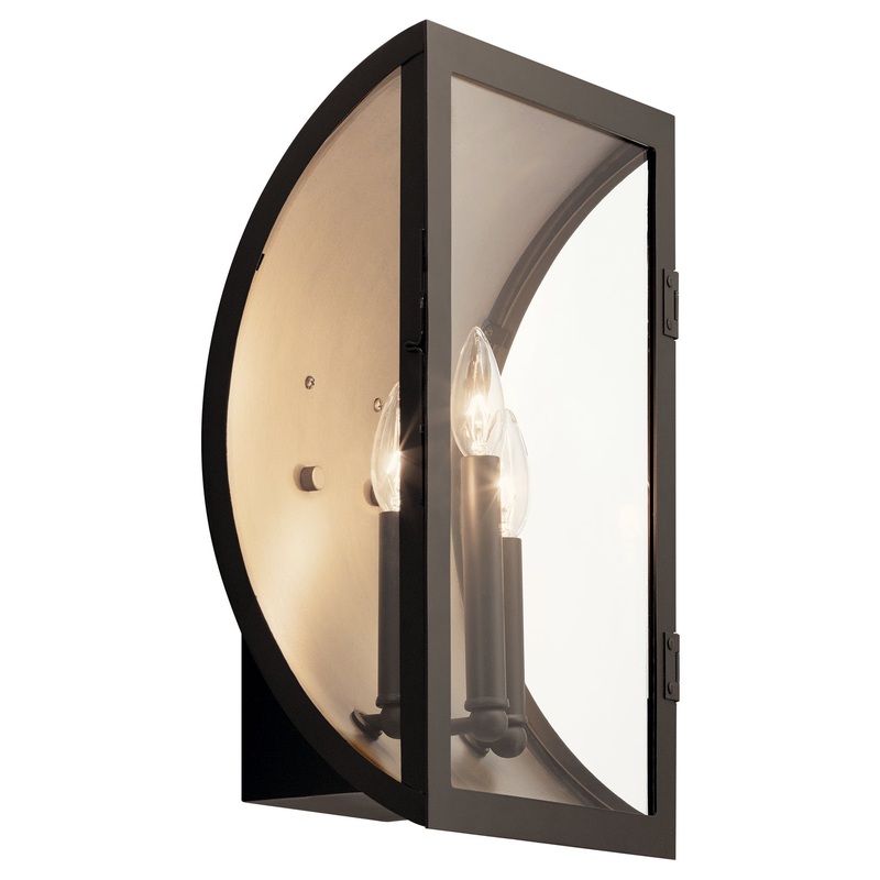 Kichler 49288OZ Narelle Three Light Outdoor Wall Mount, Olde Bronze (Discontinued)