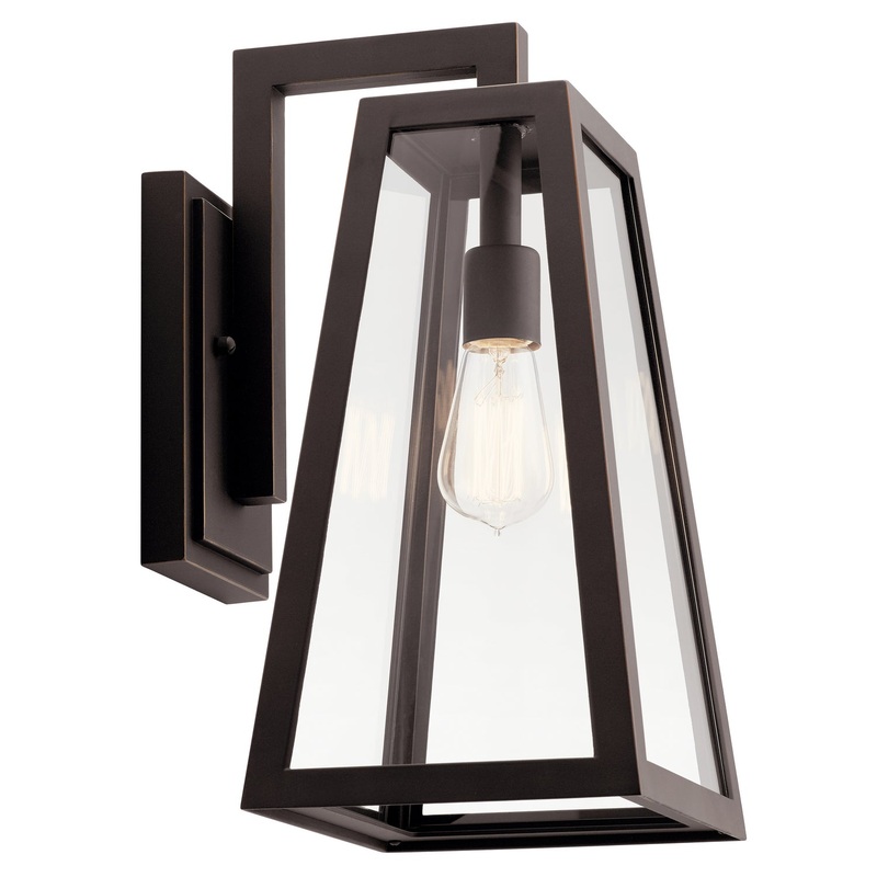 Kichler 49332RZ Delison One Light Outdoor Wall Mount, Rubbed Bronze