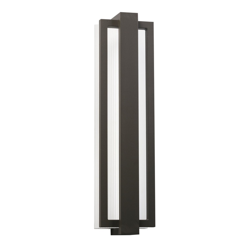 Kichler 49435AZ Sedo LED Outdoor Wall Mount, Architectural Bronze