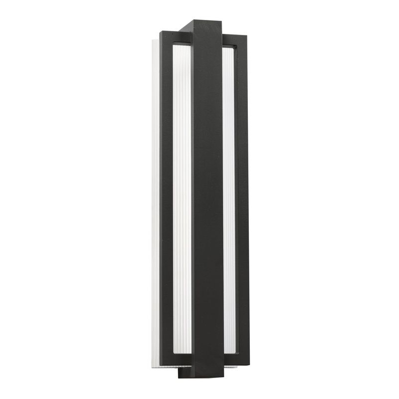 Kichler 49435SBK Sedo LED Outdoor Wall Mount, Satin Black