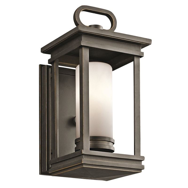 Kichler 49474RZ South Hope One Light Outdoor Wall Mount, Rubbed Bronze