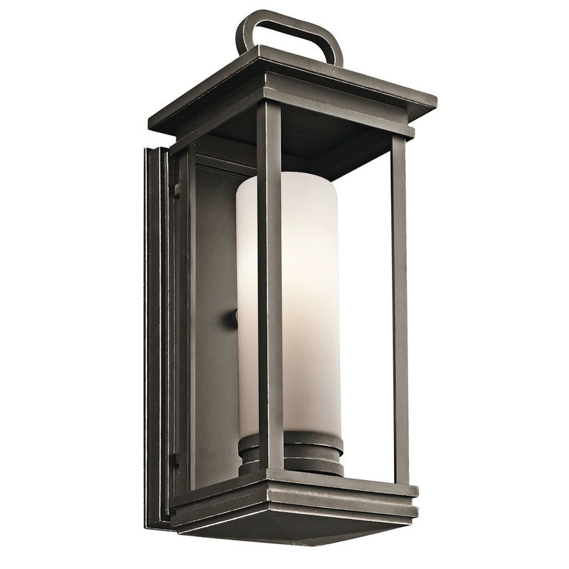 Kichler 49475RZ South Hope One Light Outdoor Wall Mount, Rubbed Bronze