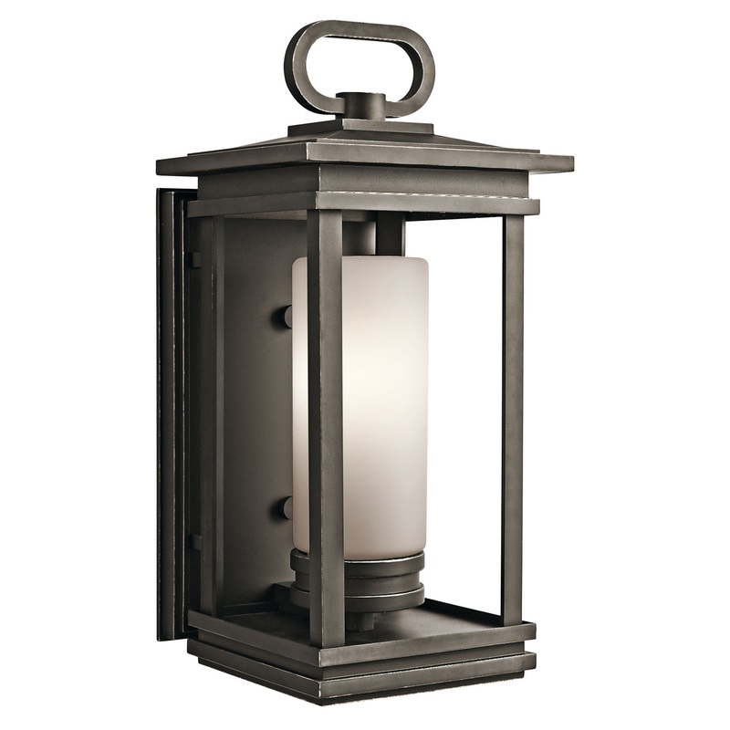 Kichler 49476RZ South Hope One Light Outdoor Wall Mount, Rubbed Bronze