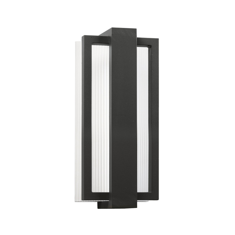 Kichler 49492SBK Sedo LED Outdoor Wall Mount, Satin Black