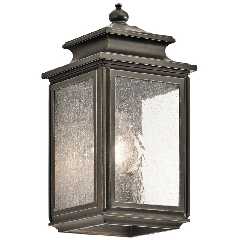Kichler 49501OZ Wiscombe Park One Light Outdoor Wall Mount, Olde Bronze