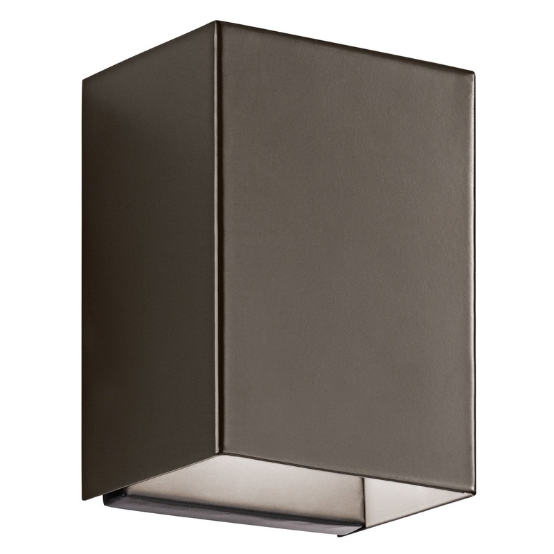 Kichler 49550AZLED Walden LED Outdoor Wall Mount, Architectural Bronze