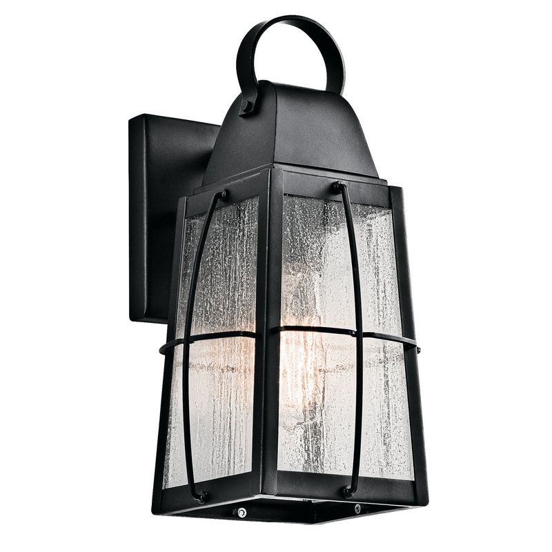 Kichler 49552BKT Tolerand One Light Outdoor Wall Mount, Textured Black