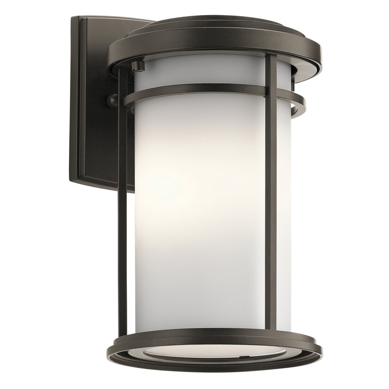 Kichler 49686OZ Toman One Light Outdoor Wall Mount, Olde Bronze
