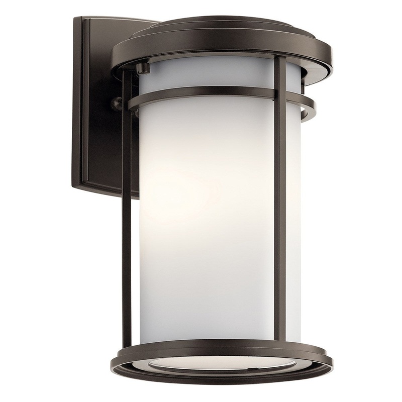 Kichler 49686OZL18 Toman LED Outdoor Wall Mount, Olde Bronze