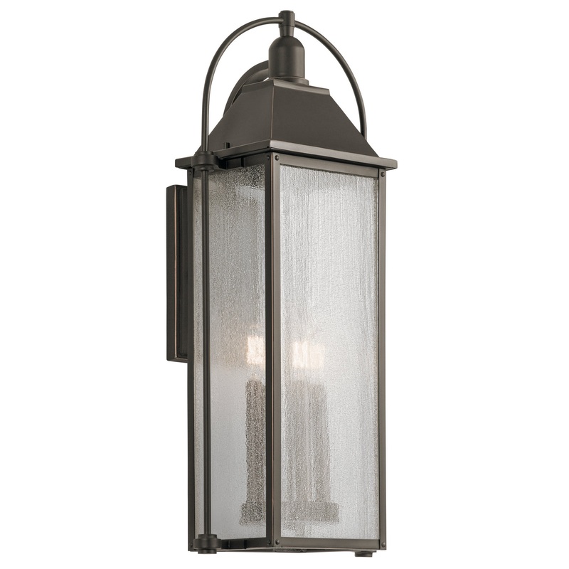 Kichler 49716OZ Harbor Row Four Light Outdoor Wall Mount, Olde Bronze