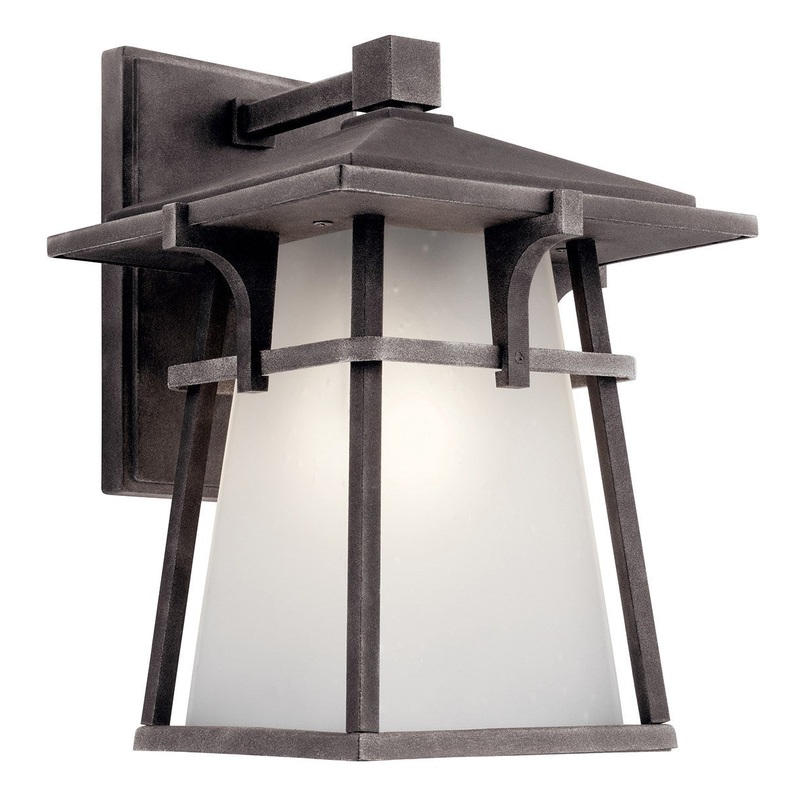 Kichler 49721WZCL18 Beckett LED Outdoor Wall Mount, Weathered Zinc
