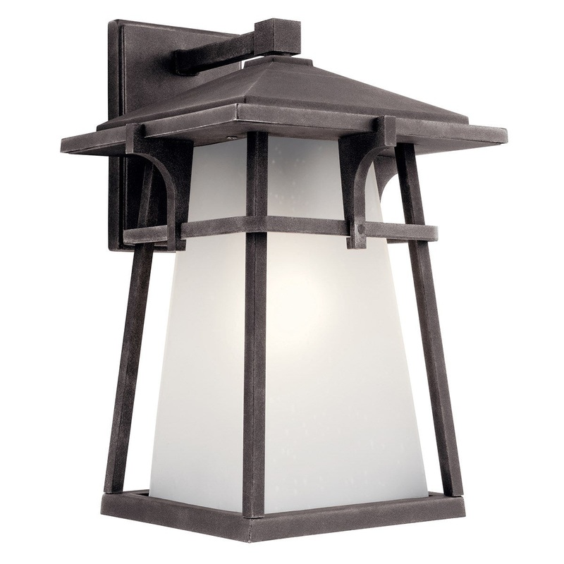 Kichler 49722WZCL18 Beckett LED Outdoor Wall Mount, Weathered Zinc