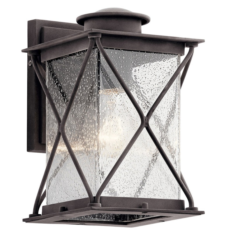 Kichler 49743WZCL18 Argyle LED Outdoor Wall Mount, Weathered Zinc