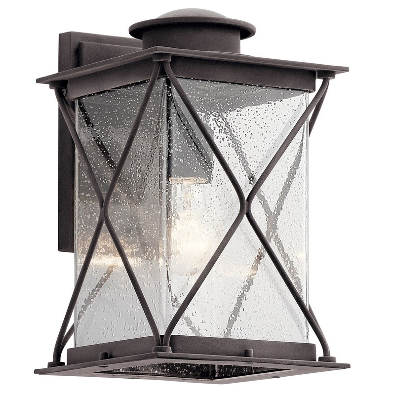 Kichler 49744WZCL18 Argyle LED Outdoor Wall Mount, Weathered Zinc