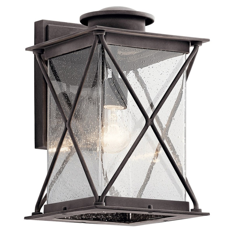 Kichler 49745WZCL18 Argyle LED Outdoor Wall Mount, Weathered Zinc