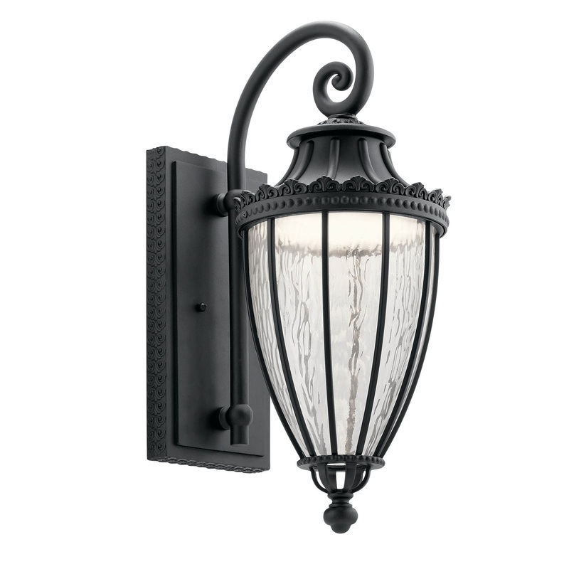 Kichler 49752BKTLED Wakefield LED Outdoor Wall Mount, Textured Black
