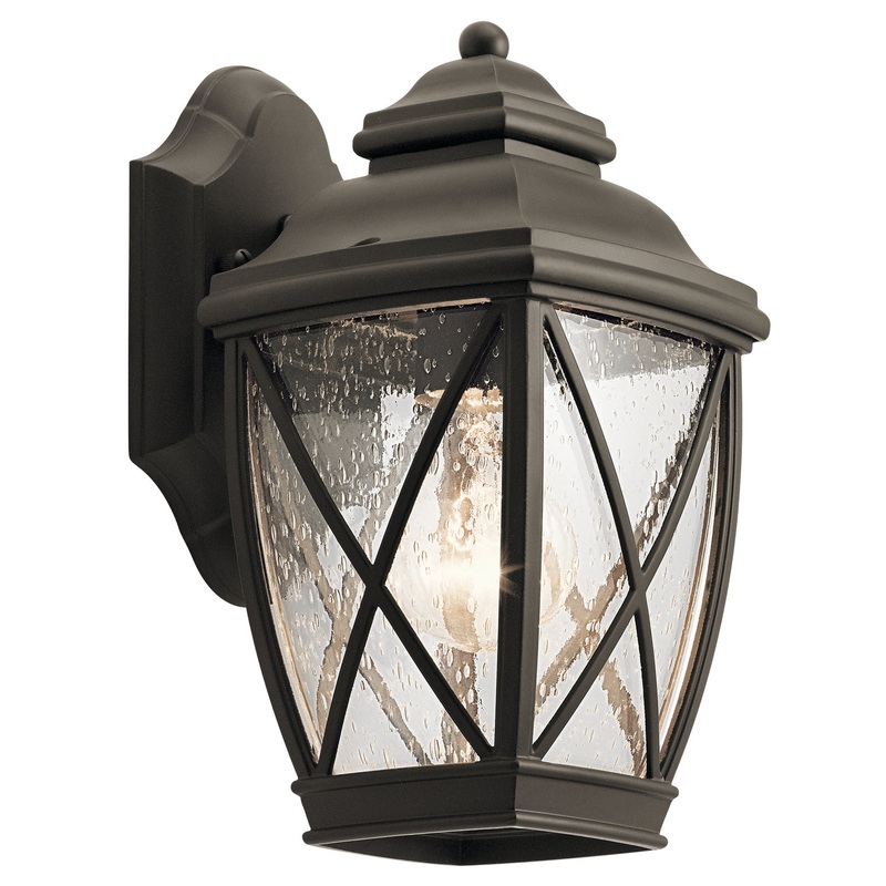Kichler 49840OZ Tangier One Light Outdoor Wall Mount, Olde Bronze