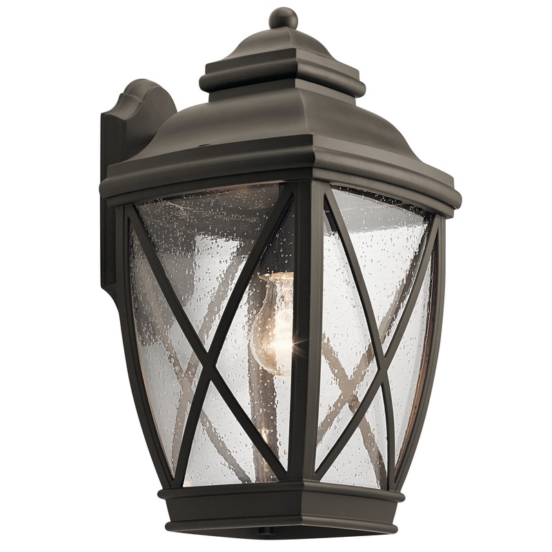 Kichler 49842OZ Tangier One Light Outdoor Wall Mount, Olde Bronze