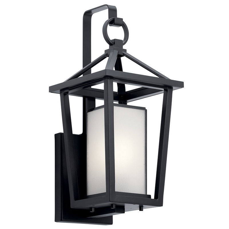 Kichler 49876BK Pai One Light Outdoor Wall Mount, Black
