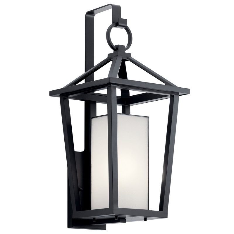 Kichler 49878BK Pai One Light Outdoor Wall Mount, Black