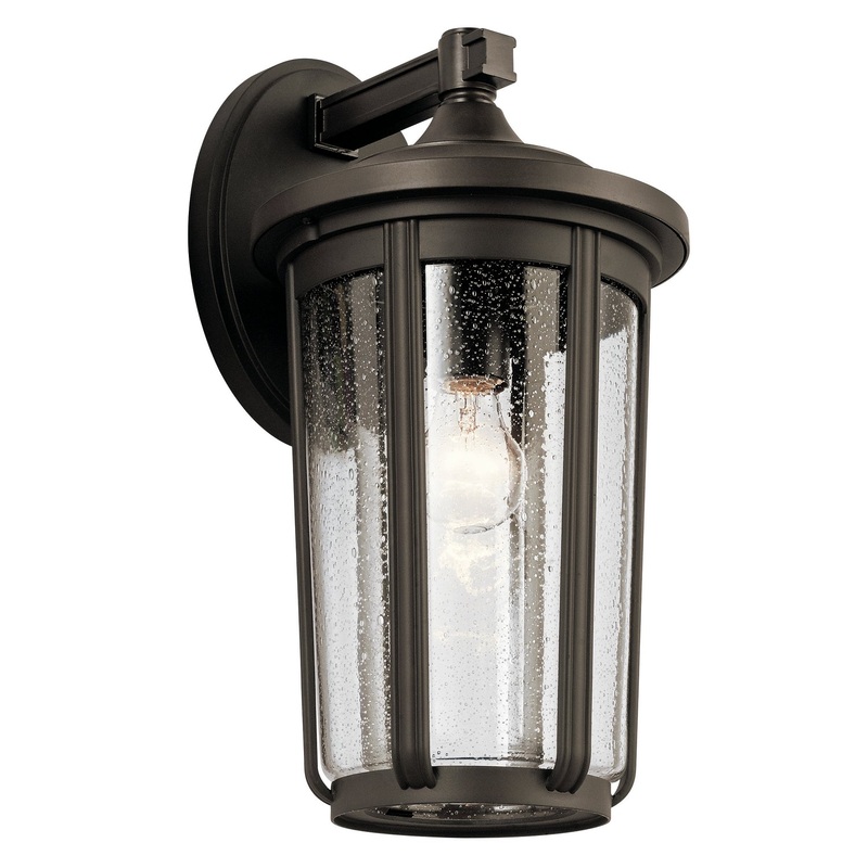 Kichler 49894OZ Fairfield One Light Outdoor Wall Mount, Olde Bronze