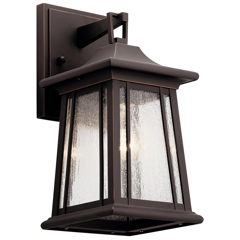 Kichler 49908RZ Taden One Light Outdoor Wall Mount, Rubbed Bronze