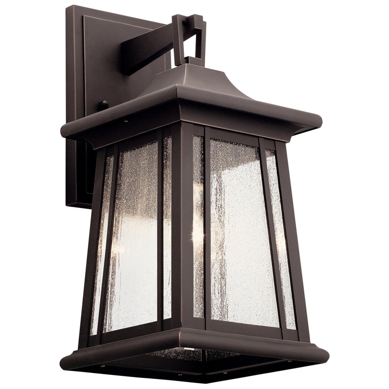 Kichler 49909RZ Taden One Light Outdoor Wall Mount, Rubbed Bronze