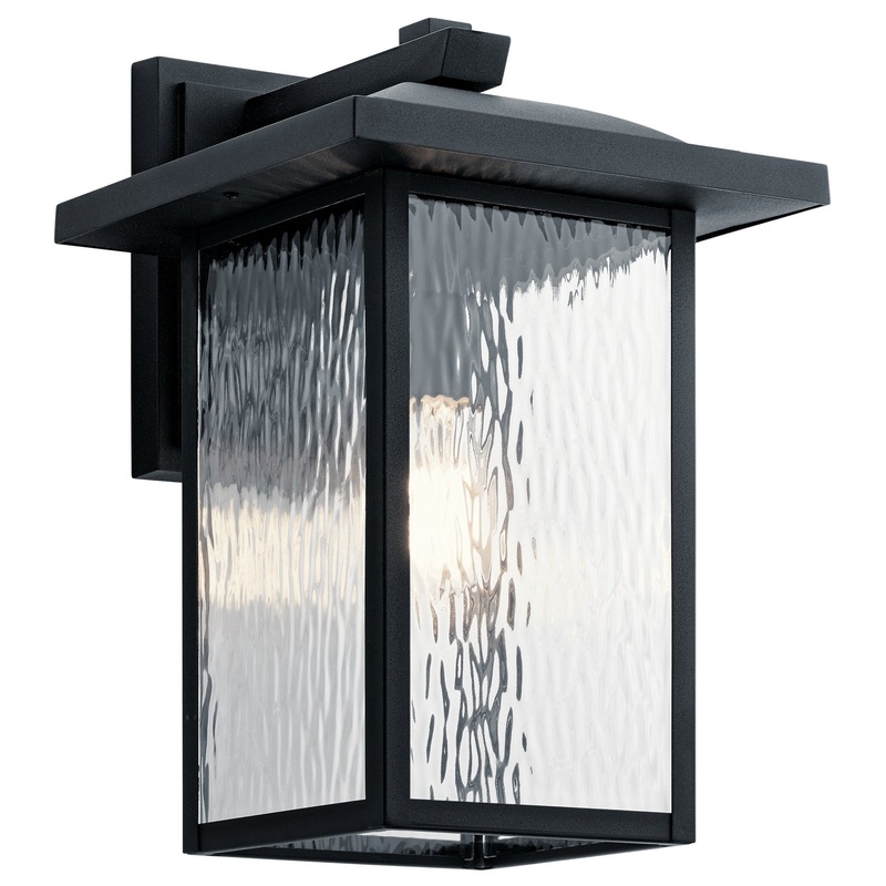 Kichler 49926BKT Capanna One Light Outdoor Wall Mount, Textured Black