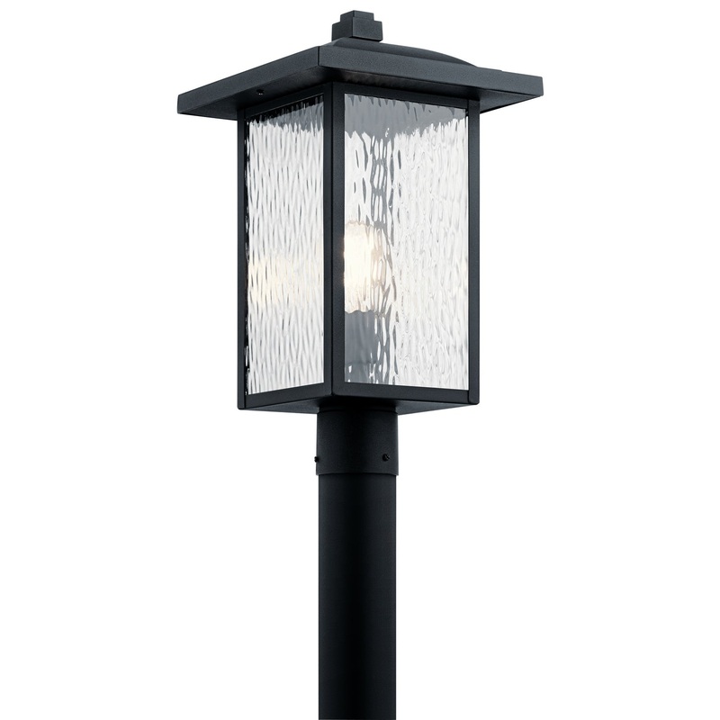 Kichler 49927BKT Capanna One Light Outdoor Post Mount, Textured Black