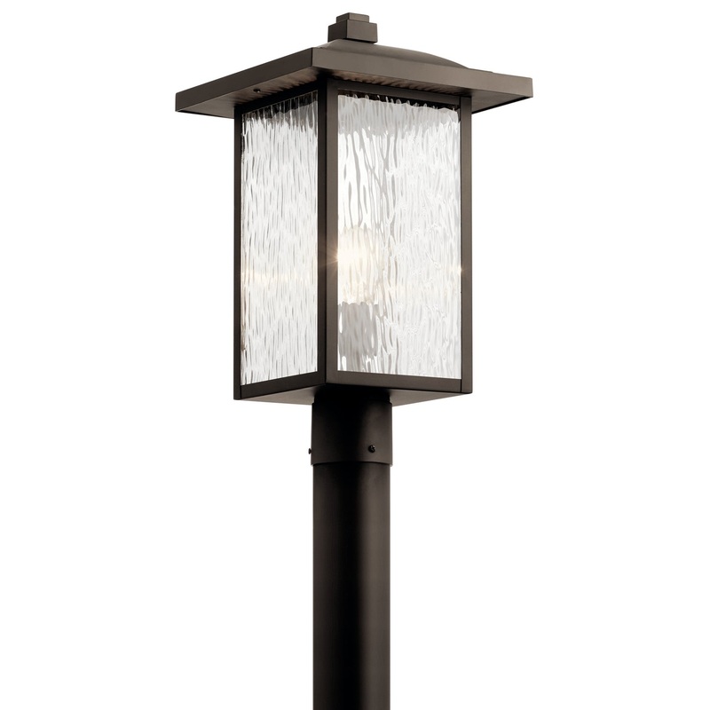Kichler 49927OZ Capanna One Light Outdoor Post Mount, Olde Bronze
