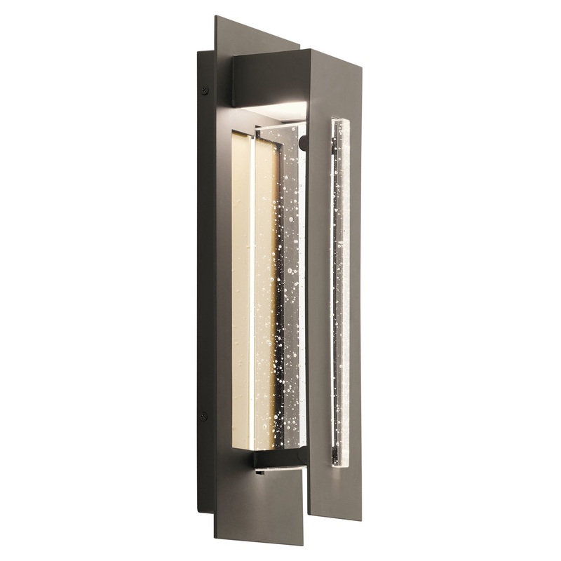 Kichler 49945OZLED River Path LED Outdoor Wall Mount, Olde Bronze