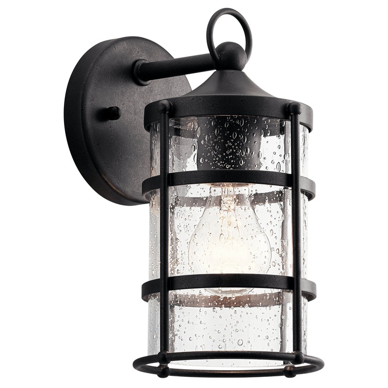 Kichler 49960AVI Mill Lane One Light Outdoor Wall Mount, Anvil Iron