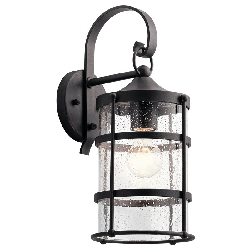 Kichler 49961AVI Mill Lane One Light Outdoor Wall Mount, Anvil Iron