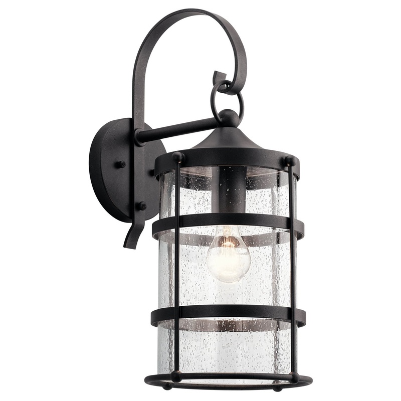 Kichler 49962AVI Mill Lane One Light Outdoor Wall Mount, Anvil Iron