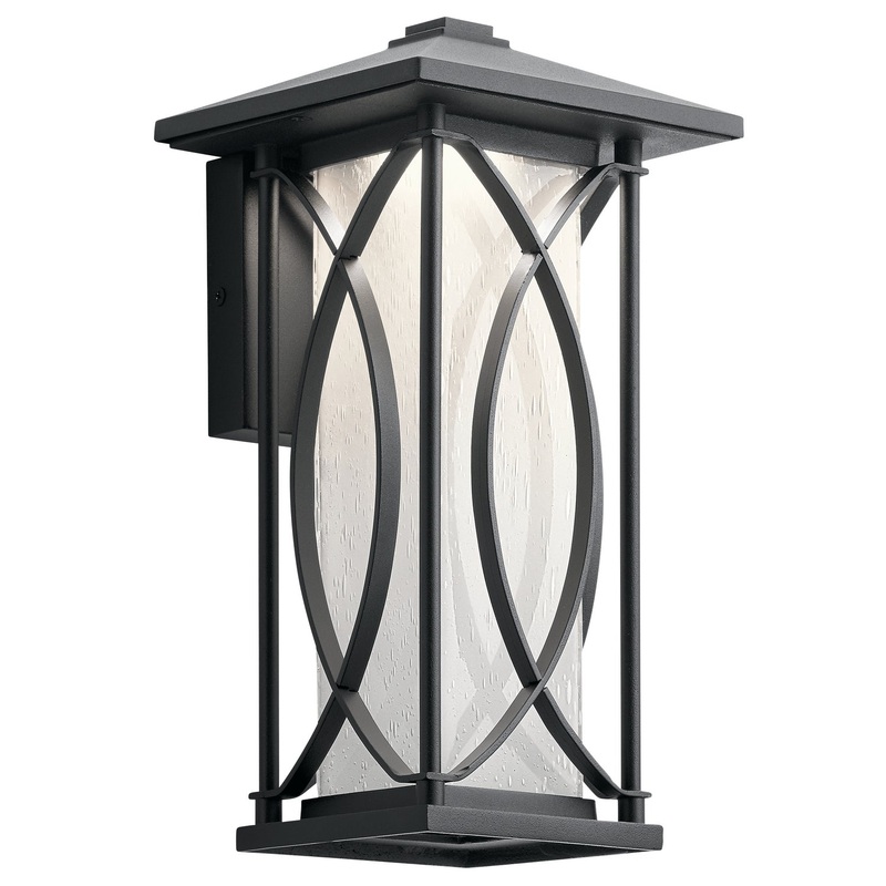 Kichler 49973BKTLED Ashbern LED Outdoor Wall Mount, Textured Black (Discontinued)