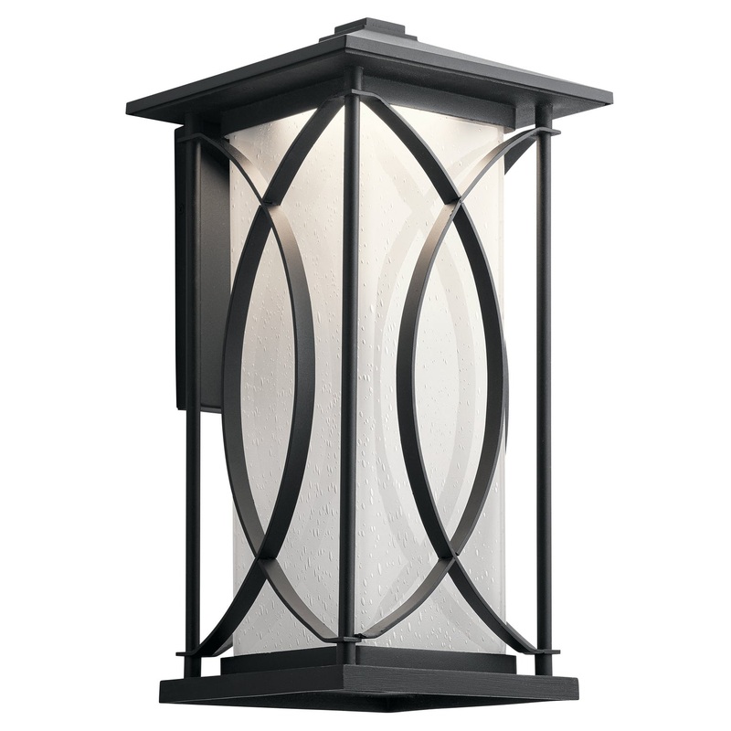 Kichler 49975BKTLED Ashbern LED Outdoor Wall Mount, Textured Black (Discontinued)