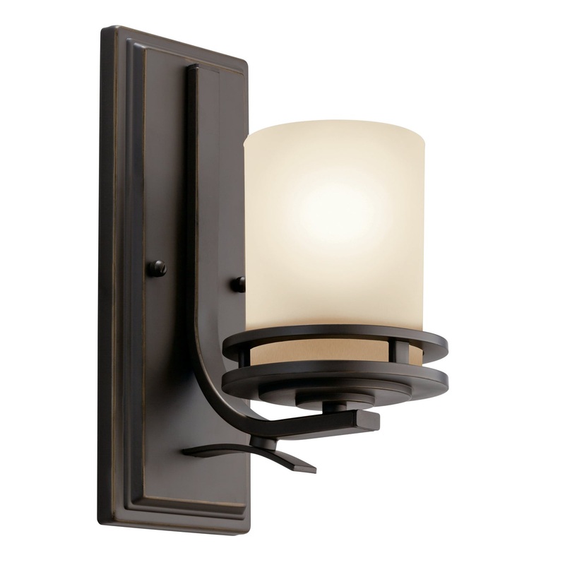 Kichler 5076OZ Hendrik One Light Wall Sconce, Olde Bronze