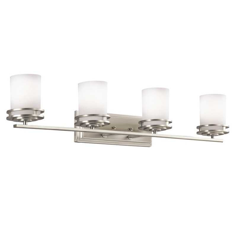 Kichler 5079NI Hendrik Four Light Bath, Brushed Nickel