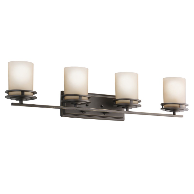 Kichler 5079OZ Hendrik Four Light Bath, Olde Bronze