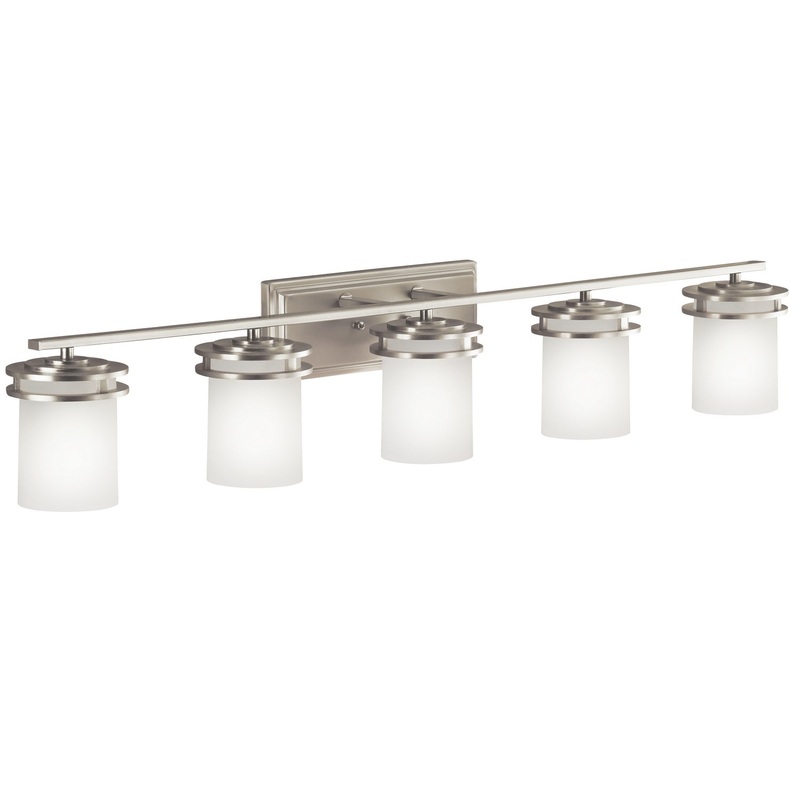 Kichler 5085NI Hendrik Five Light Bath, Brushed Nickel