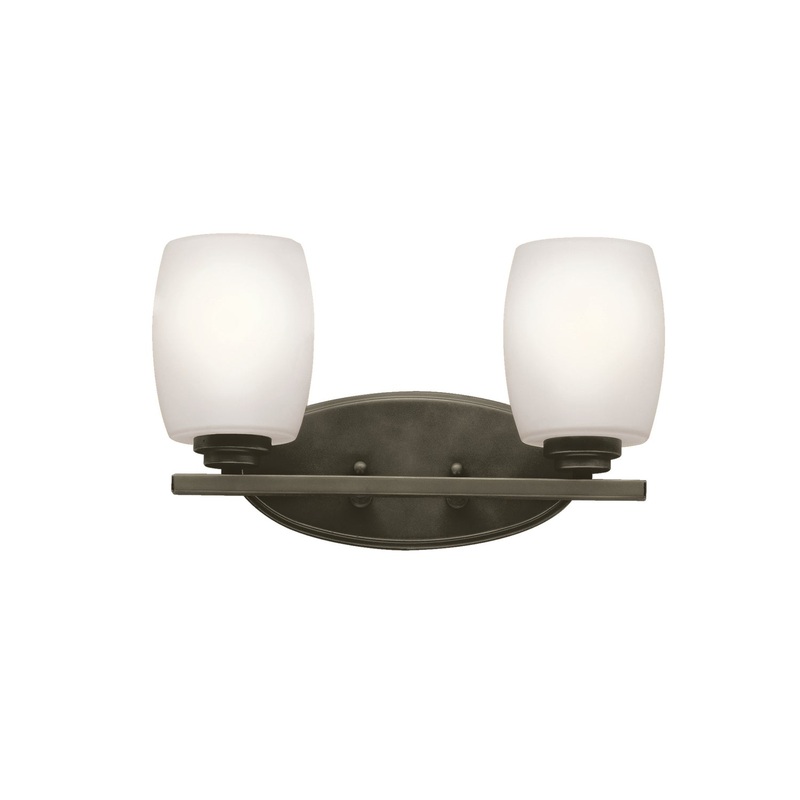 Kichler 5097OZS Eileen Two Light Bath, Olde Bronze (Discontinued)