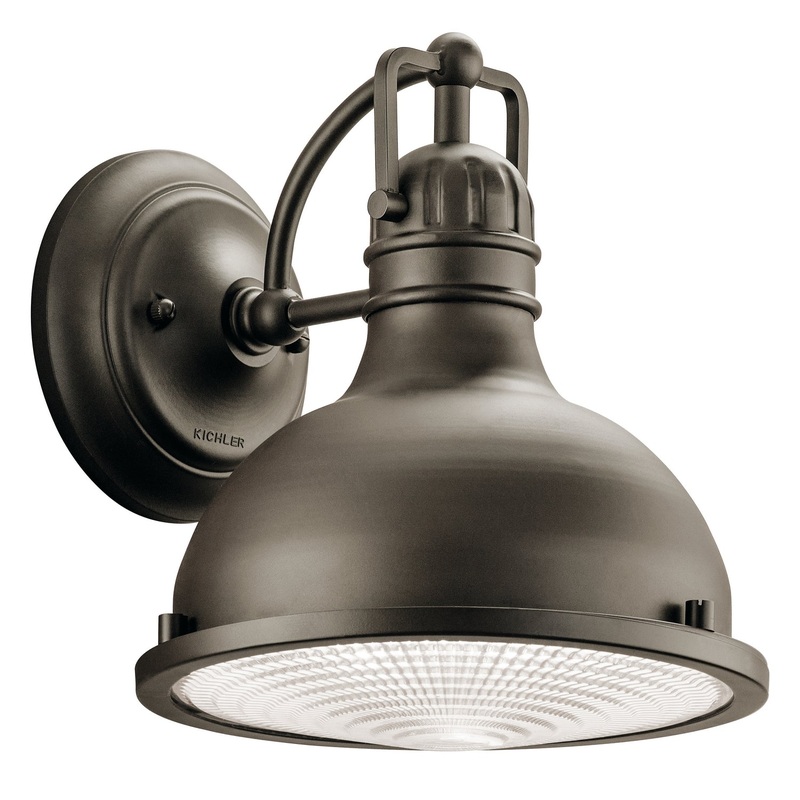 Kichler 49065OZ Hatteras Bay One Light Outdoor Wall Mount, Olde Bronze