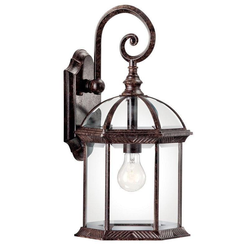 Kichler 49186TZL18 Barrie LED Outdoor Wall Mount, Tannery Bronze