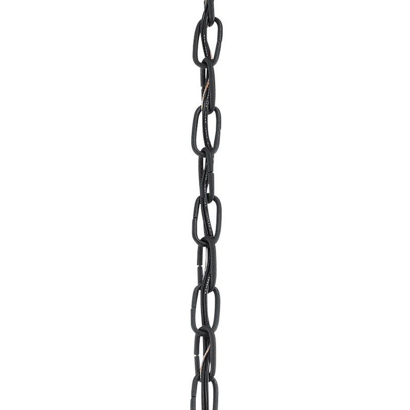 Kichler 4927BKT Accessory Outdoor Chain, Textured Black