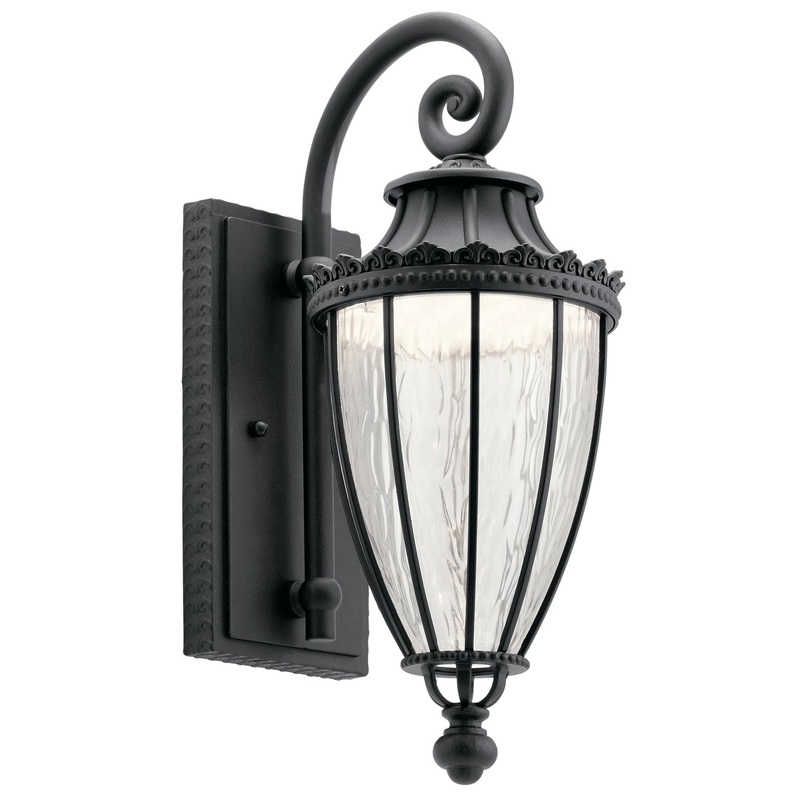 Kichler 49751BKTLED Wakefield LED Outdoor Wall Mount, Textured Black (Discontinued)