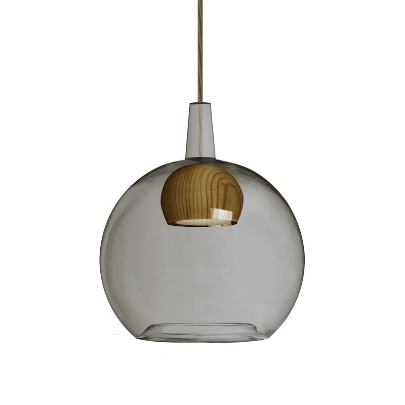 Besa 1JT-BENJISMMD-LED-BR Benji LED Pendant Bronze