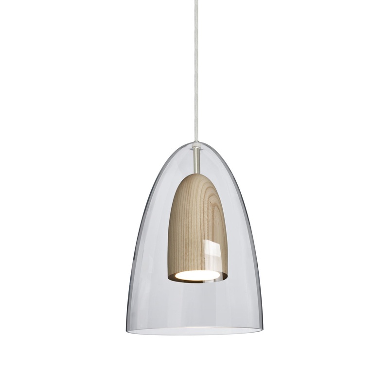 Besa 1JT-DANOCLNA-LED-SN Dano LED Pendant Satin Nickel