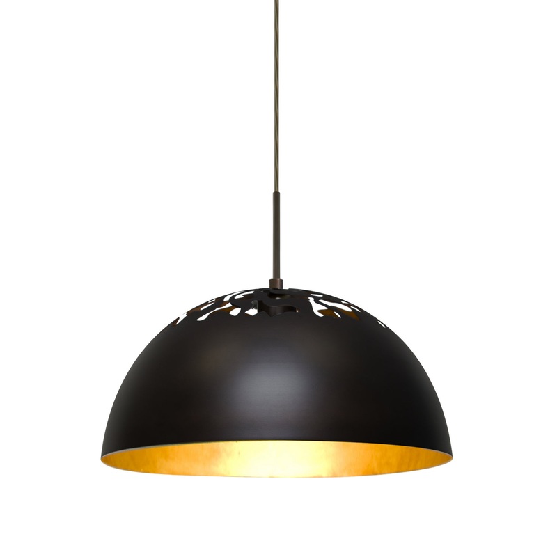 Besa 1JT-GORDY-BR Gordy One Light Pendant Bronze