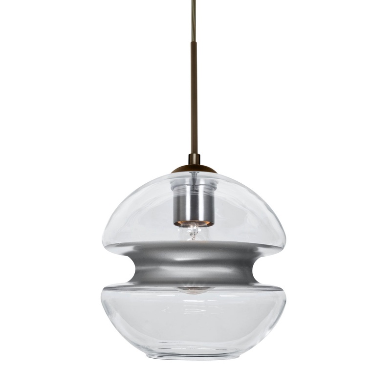 Besa 1JT-HULA8SL-BR Hula 8 One Light Pendant Bronze